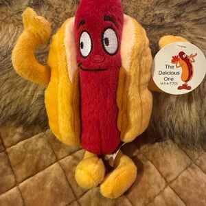 Red and Yellow, Original Weinerschnitzel   Stuffed Hot Dog Plush
